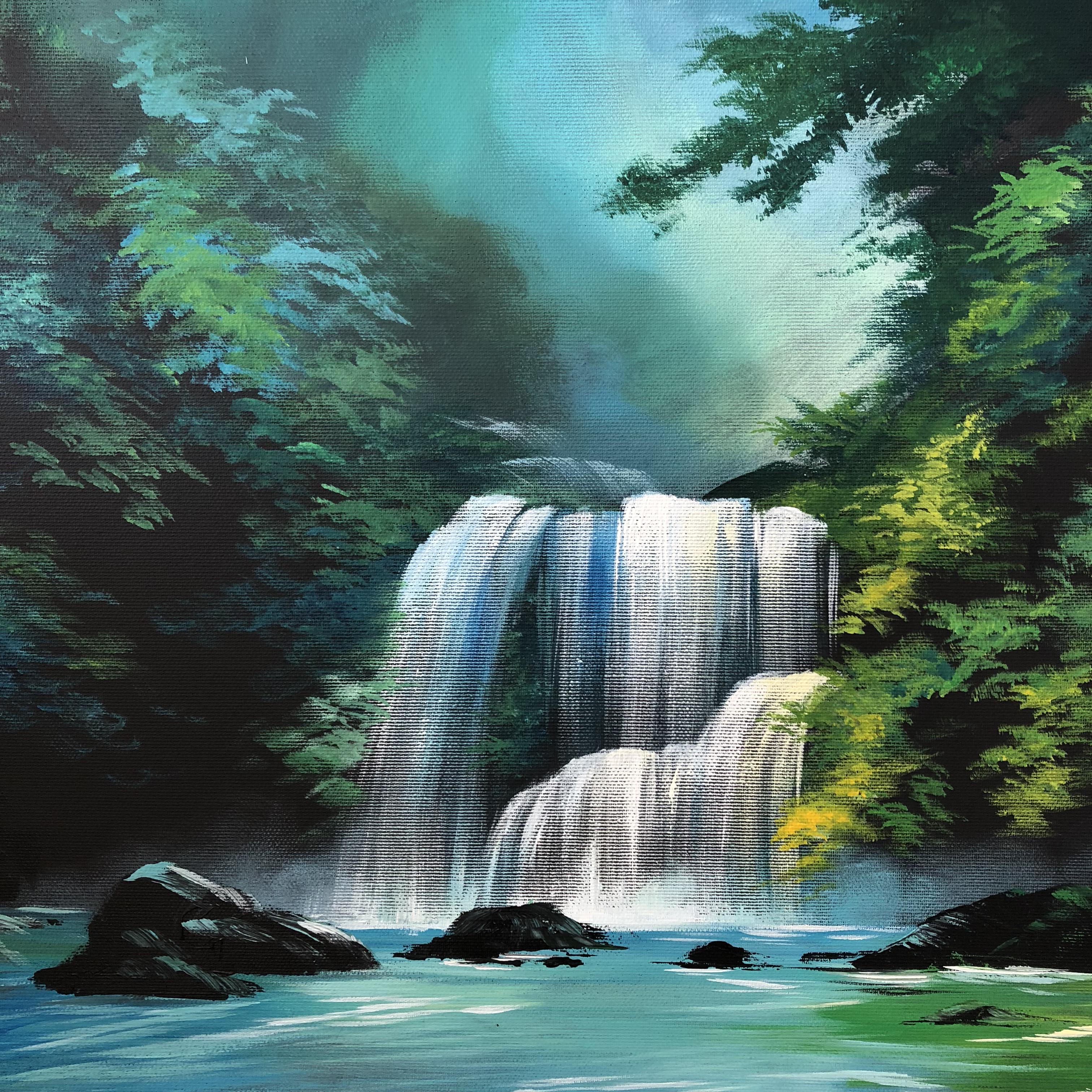 FessNeki : Evening at the waterfall